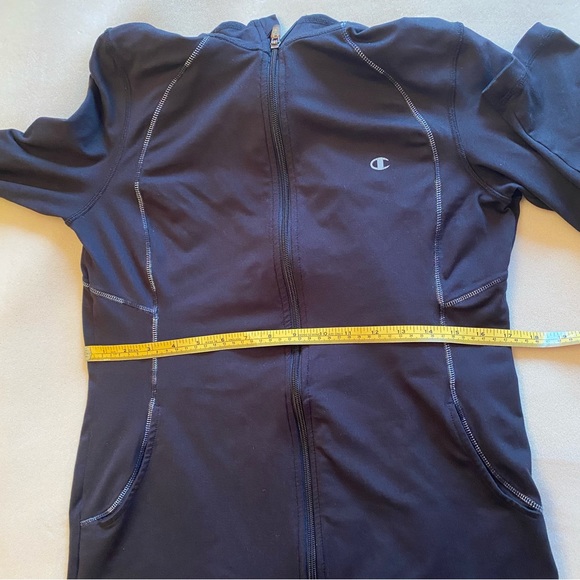 Champion Sports Running Workout Jacket- Lightweight Size Large - Black - Picture 6 of 7